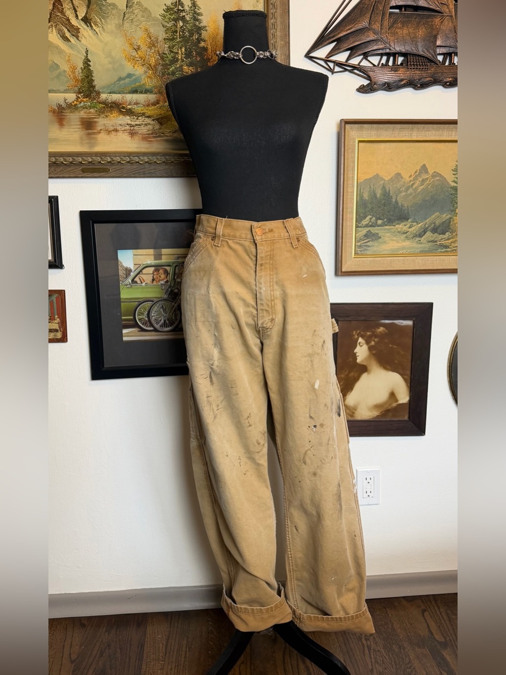 Vintage Levi's Carpenter Work Pants 35"W x 32"L